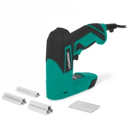 Graffatrice chiodatrice elettrica. Incl. 900 graffe e 300 chiodi - Utensili
