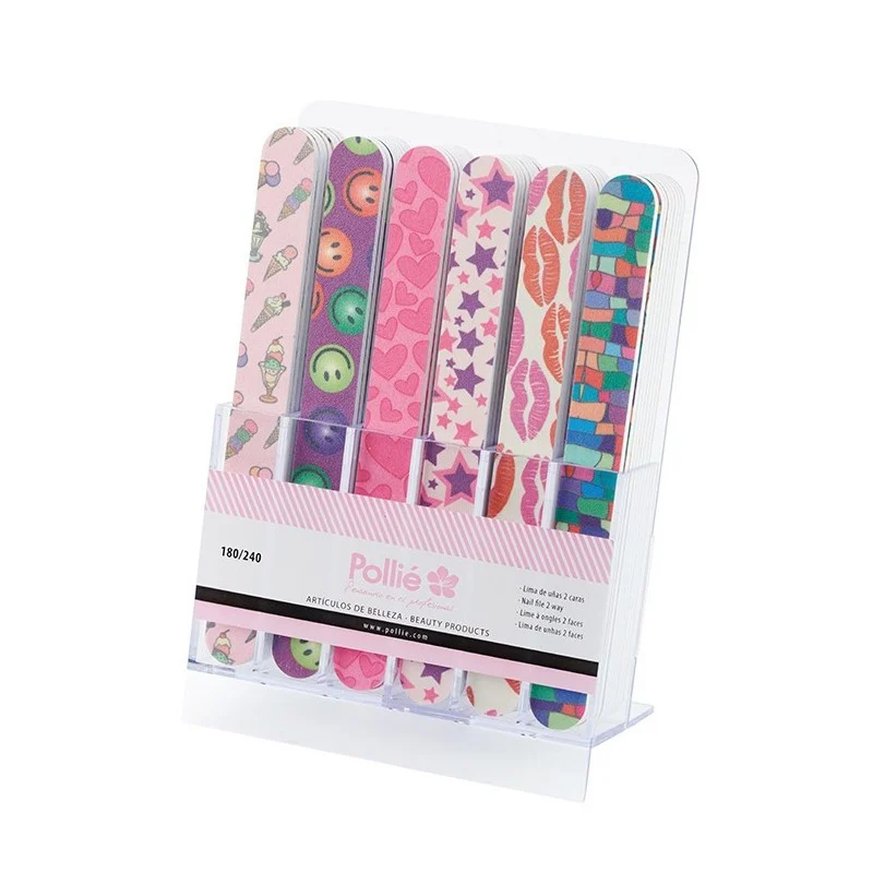 ESPOSITORE 48 LIMAS DECORADAS DIBUJOS - Pollié