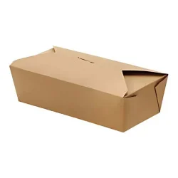 Foodbox Cartoncino Avana 21,5x16x9h cm 50pz - USOBIO