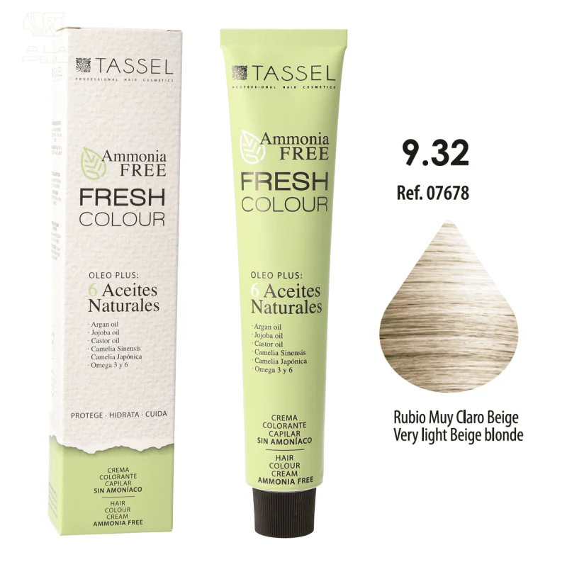 FRESH COLOR FREE AMMONIA Nº9.32 BIONDO BEIGE - Tassel