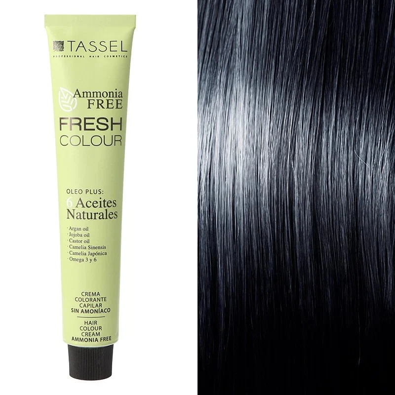 FRESH COLOR Nº1 NERO SENZA AMMONIACA - Tassel