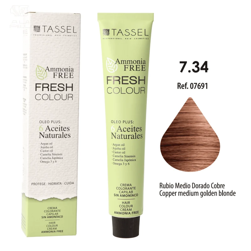 FRESH COLOUR Nº7.34 BIONDO RAME MEDIO - Tassel