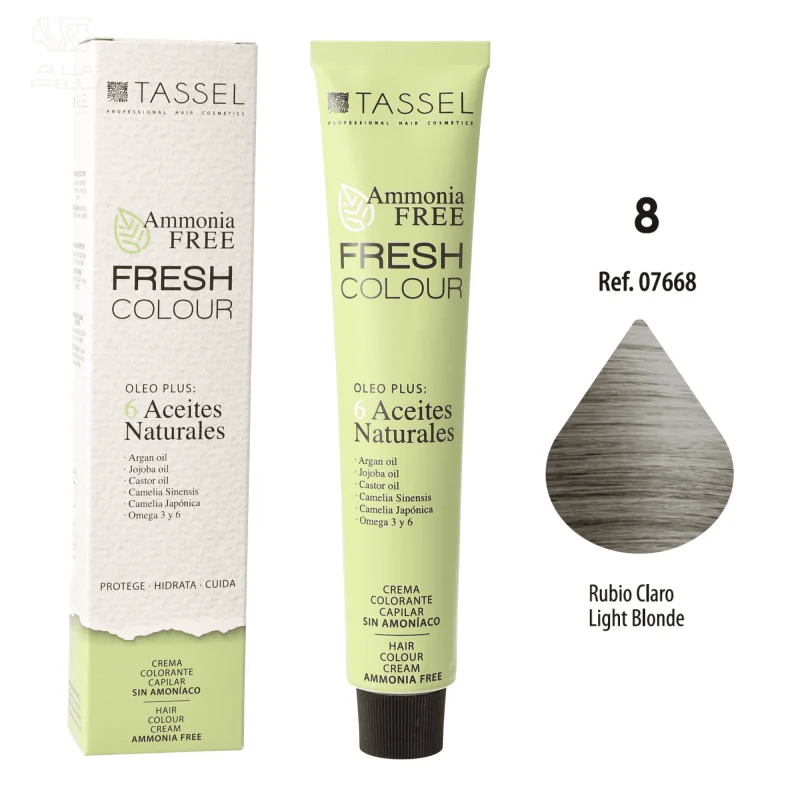 FRESH COLOUR Nº8 BIONDO CHIARO SENZA AMMONIACA - Tassel