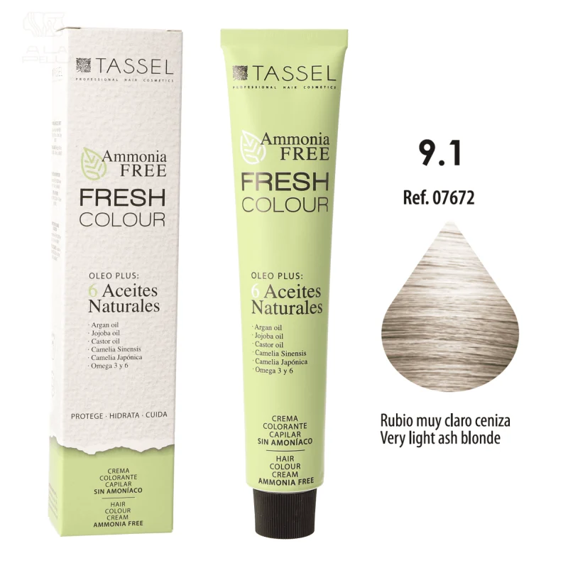 FRESH COLOUR Nº9.1 BIONDO MOLTO CHIARO CENERE - Tassel