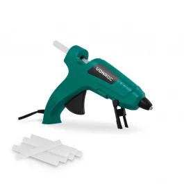 Pistola per colla a caldo 70W-11,2mm|Funzione antigoccia. Include 8 stick di colla