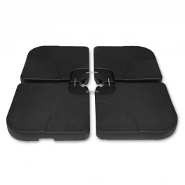 Piastra base per ombrellone | 4 supporti 50x50cm riempibili - Giardino