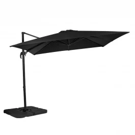Ombrellone a sbalzo Pisogne 300x300cm – Parasole Premium | Include 4 piastre base riempibili - Giardino