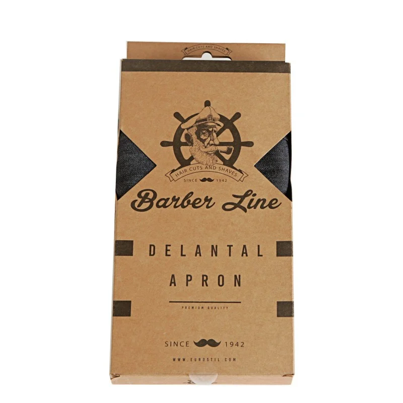 GREMBIULE IN DENIM TASCA CENTRALE 82X64 - Barber Line