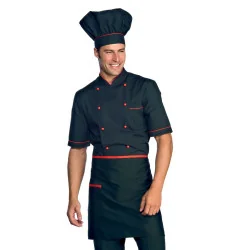 Grembiule Vita Nero - Profilo Rosso