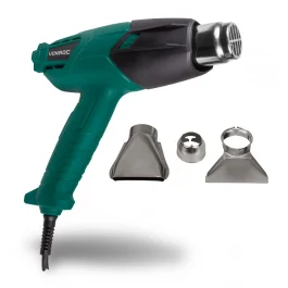 Pistola ad aria calda 2000W - 3 Impostazioni di calore | Incl. 3 ugelli