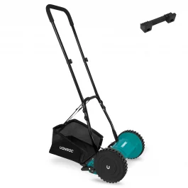 Tosaerba manuale / tagliaerba a spinta - 300 mm - 4 altezze di taglio regolabili | incluso supporto a parete
