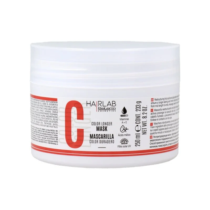Maschera per capelli Salerm Hair Lab Color Duradero 250 ml.