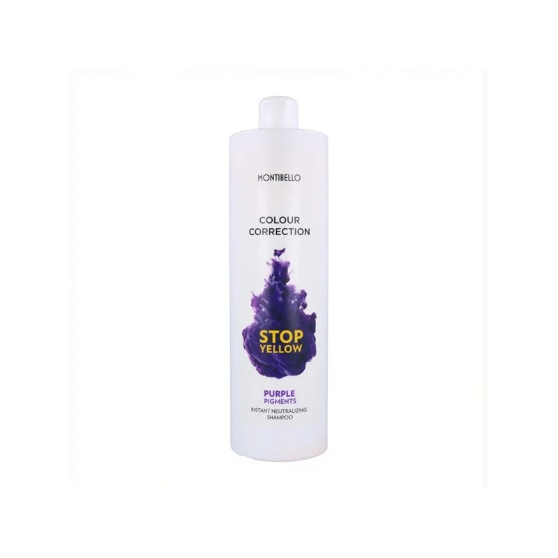 Montibello Colour Correction Stop Yellow Shampoo 1000 ml (Neutralizzante + Pigmento Lilla)