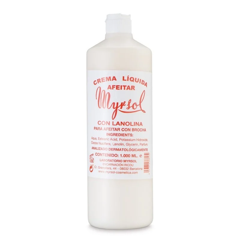 MYRSOL JABON LIQUIDO AFEITADO 1000ML.