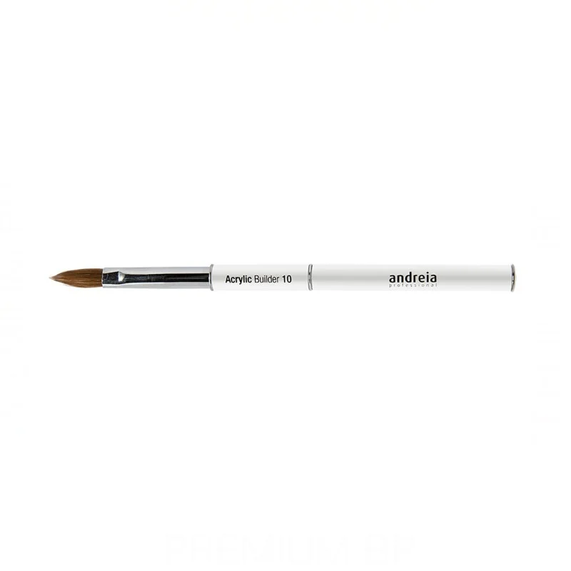 Pennello professionale per acrilico Andreia Professional Brush Builder 10 per unghie.