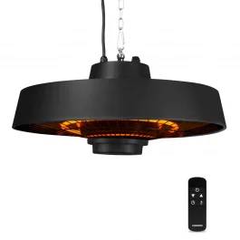 Riscaldatore a infrarossi Vulcano 2000W – a soffitto | Incluso telecomando e timer - Giardino