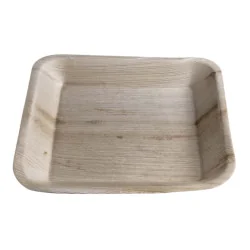Piatti Quadrati Foglia di Palma 24x24 cm 25 pz - USOBIO