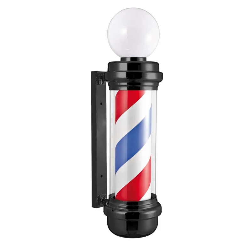 POLO BARBER CROMATO NERO CON LAMPADINA - Barber Line