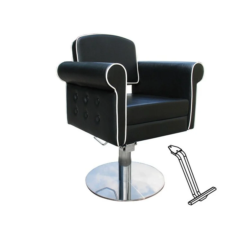 POLTRONA DA PARRUCCHIERE NERO STYLE TONDA - Eurostil