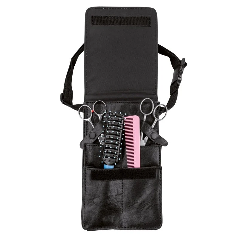 PORTA ATTREZZI VITA SIMILPELLE NERO 13,5X22 - Eurostil