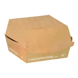 Porta Panino Hamburger Carta Avana 16x15,5 cm 50 pz - SDG