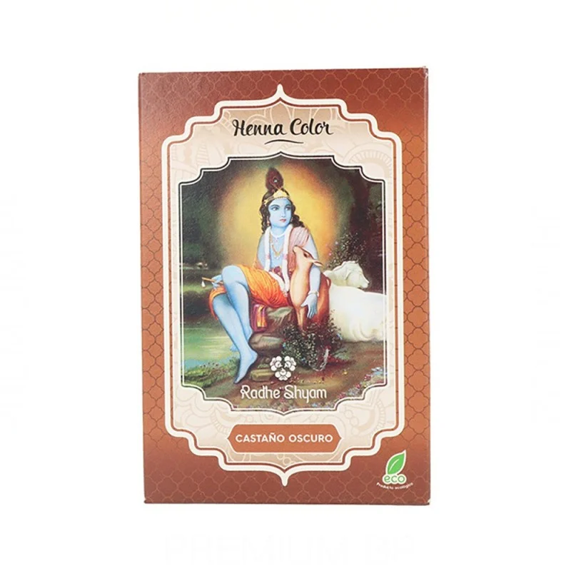 Radhe Shyam Henné in polvere castano chiaro 100g