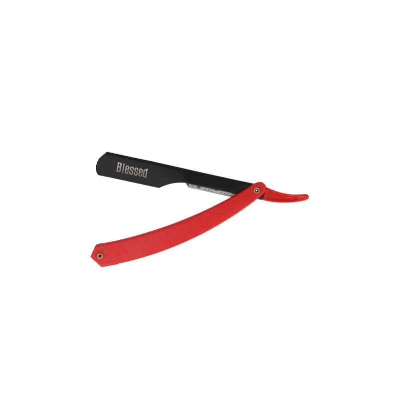 RASOIO BARBA MANICO DI PLASTICA - ROSSO