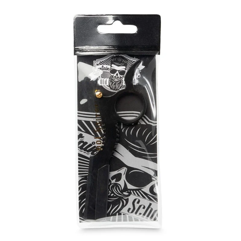 RASOIO DAL DESIGN ALL AVANGUARDIA NERO CAPTAIN - Barber Line