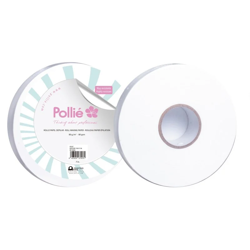 ROTOLO DI CARTA DEPILATORIA 7CM X 75MTS - Pollié