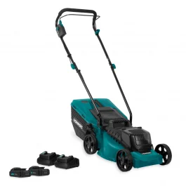 Tagliaerba 40V - Motore senza spazzole - 33cm | Incl. due batterie 2.0Ah e caricatori rapidi