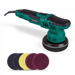 Lucidatrice auto a doppia azione 650W | Include 7 tamponi di lucidatura - Utensili