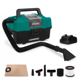 Aspiratore portatile multifunzione 20V | Accessori inclusi - inclusi batteria 4.0Ah e caricatore rapido