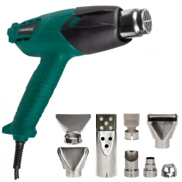 Pistola ad aria calda 2000W - 3 Impostazioni di calore | Incl. 8 ugelli