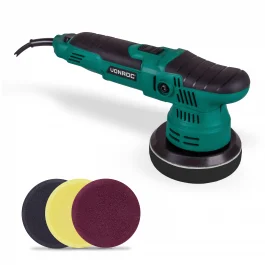 Lucidatrice auto a doppia azione 650W | Include 4 tamponi per lucidare - Utensili