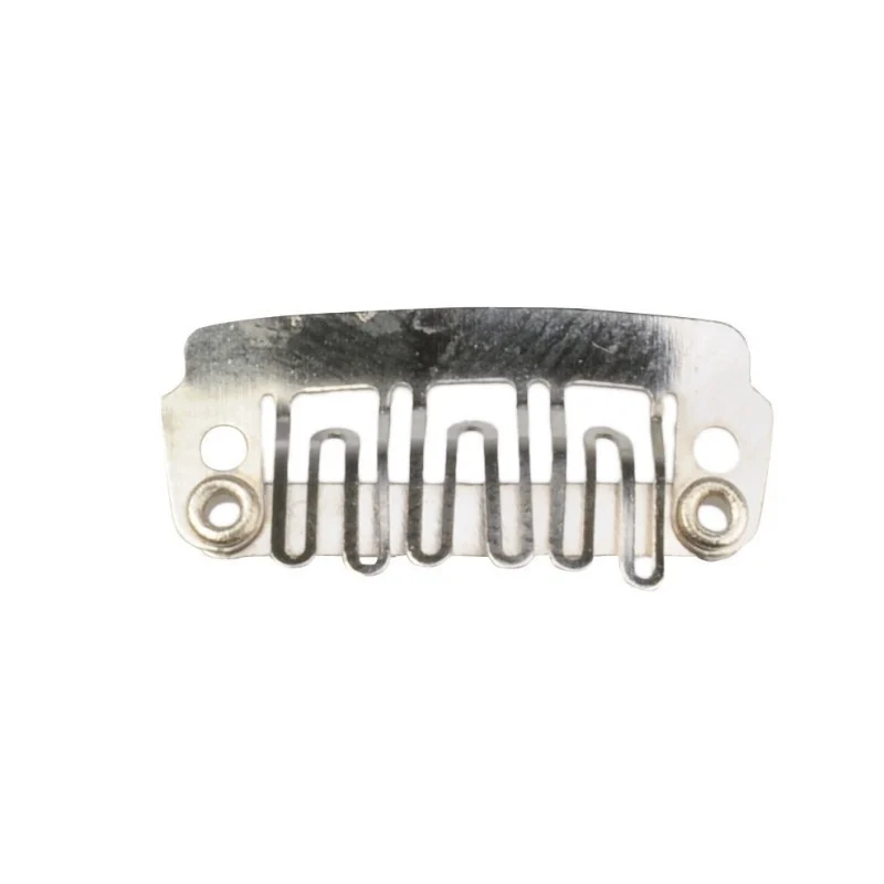 SACCHETTO 50 CLIP 2,3 CM. EXTENSION ARGENTO - Eurostil