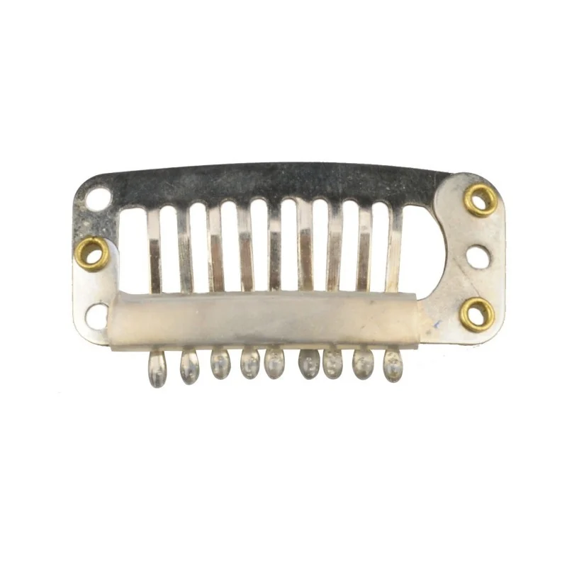 SACCHETTO 50 CLIP 3,2 CM. ESTENSIONI ARGENTO - Eurostil