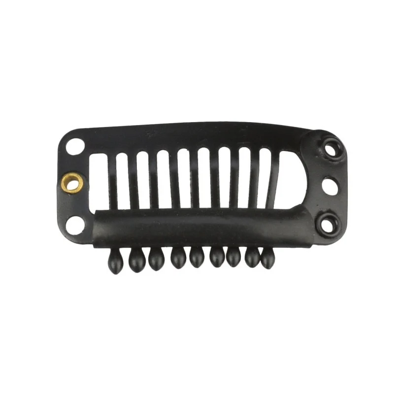 SACCHETTO 50 CLIP 3,2 CM. EXTENSION NERO - Eurostil