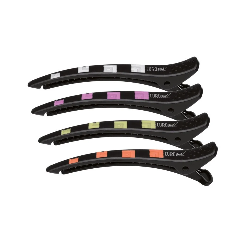 SCATOLA 4 PINZETTE IN PLASTICA ANTISCIVOLO - Eurostil