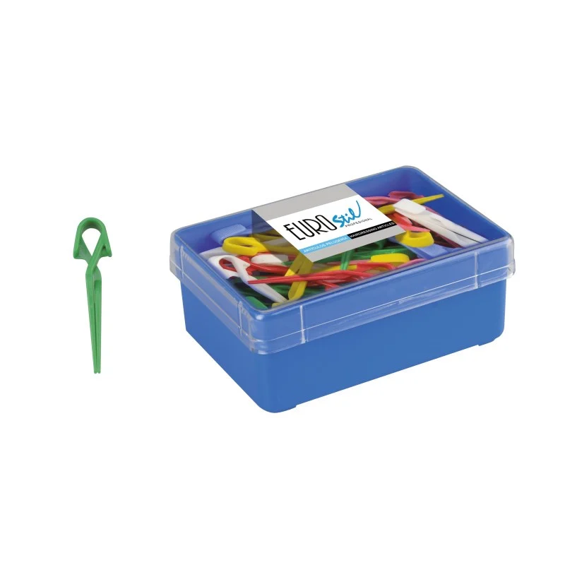 SCATOLA 5 DNS.PINZE PICCOLE IN PLASTICA - Eurostil