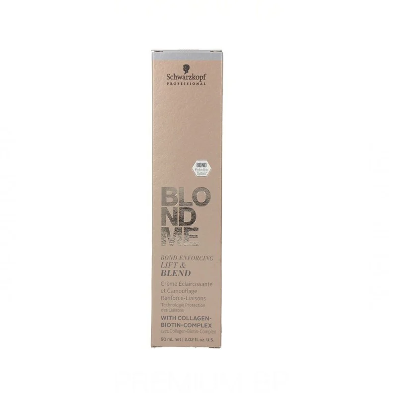 Schwarzkopf Blondme Schiarimento e Tonalizzazione Rinforzante dei Ponti 60 ml Colore LB Biscotto