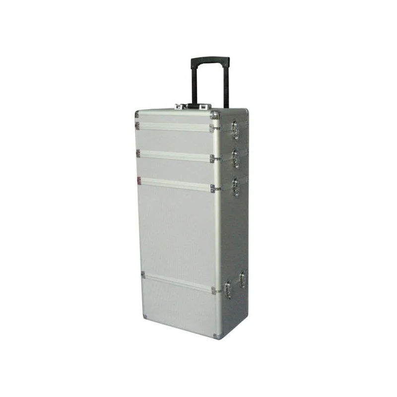 TROLLEY 4 PEZZI 81,5X24,5X37 ARGENTO - Eurostil