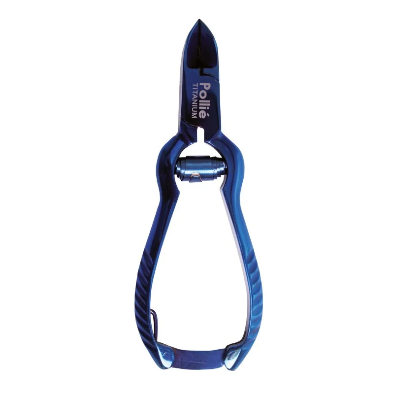 TRONCHESI PER PEDICURE 12CM.BLU TITANIO - Pollié
