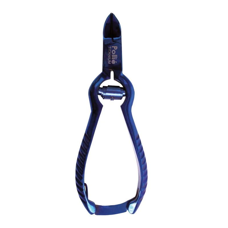TRONCHESI PER PEDICURE 14CM.TITANIO BLU - Pollié