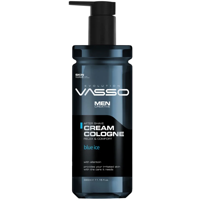 VASSO DOPOBARBA CREMA COLONIA BLUE ICE CREMOSO 330 ML.