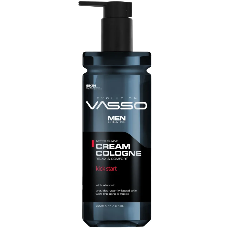 VASSO DOPOBARBA CREMA COLONIA KICK START CREMOSO 330 ML.