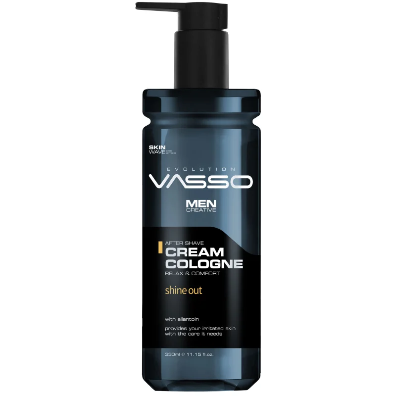 VASSO DOPOBARBA CREMA PROFUMO SHINE OUT CREMOSO 330 ML.