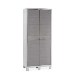 Toomax Armadio in resina woody's, tuttopiani 78x44xh.182 cm, grigio - Utensileria e ferramenta
